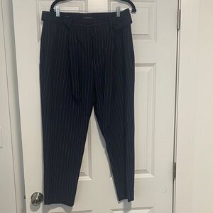 Talbots Navy Pinstripe Dress Pants